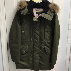 NWT JCrew Perfect Winter Parka Coat Primaloft